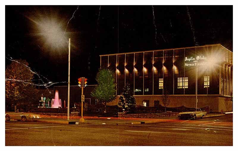 Postcard FOUNTAIN SCENE Joplin Missouri MO AR2436