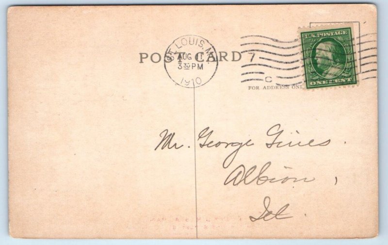 ST. LOUIS, MO Missouri ~ Interior DUFFY'S RESTAURANT c1910s  Roadside Postcard