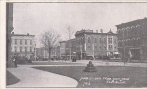 Main Street Looking East From Court House LaPorte Indiana