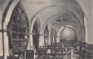 A178 Germany 1909 Bremen Ratskeller Wine Cellar Bar Barricks postcard