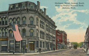 JACKSON , Michigan, 1916 ; Mechanic Street