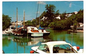 Boats, Yachts, Foot of the Lane, Bermuda, Used 1958