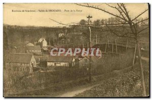 Old Postcard Around Sourdeval Vallee Brouains Bridge Forge