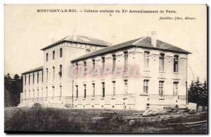 Montigny le Roi Postcard Old Colony School 11th district of Paris