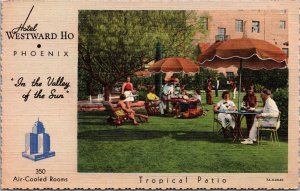Linen Postcard Hotel Westward Ho in Phoenix, Arizona~1983