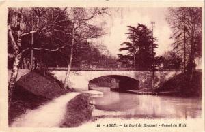 CPA AGEN Le Pont de Rouquet - Canal du Midi (615145)