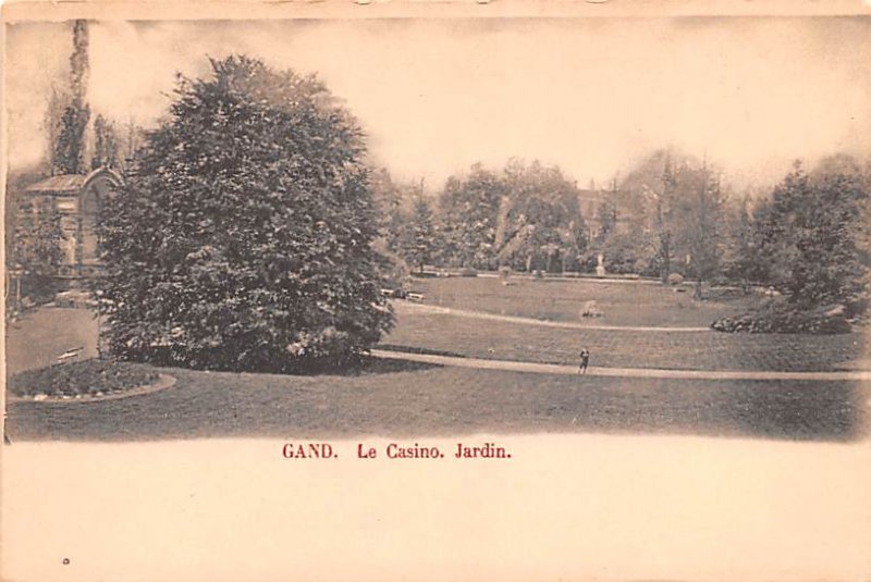 Le Casino, Jardin Gand Belgium Unused 