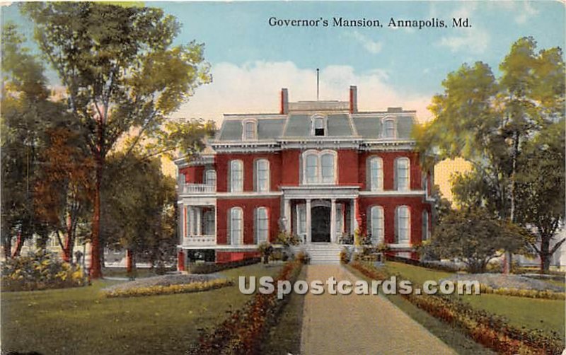 Governor's Mansion in Annapolis, Maryland