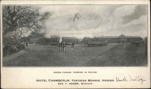 Fortress Monroe Virginia VA Hotel Chamberlin c1910 Vintage Postcard
