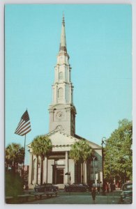 Savannah Georgia~Independent Presbyterian Church~1950s Postcard