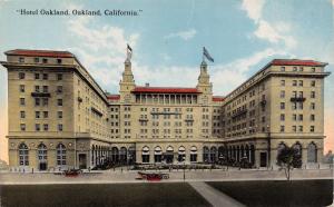 OAKLAND CALIFORNIA HOTEL OAKLAND-SMITH BROTHERS PUBL POSTCARD 1920s
