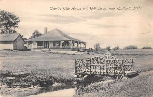 Ypsilanti Michigan Country Club and Golf Couse Vintage Postcard AA43799