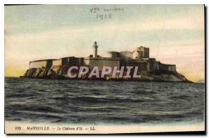 Old Postcard Chateau d'If Marseille