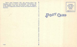 ND, North Dakota CHATEAU DE MORES & CEDAR CANYON~Badlands  *2* c1940's Postcards