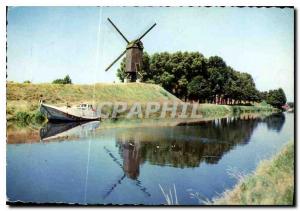 Postcard Old Bruges Old windmill