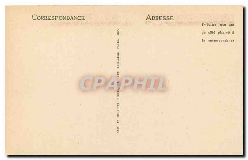 Old Postcard Nemours Green Rock