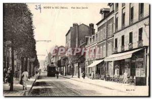 Noisy le Sec Old Postcard Rue Jean Jaures