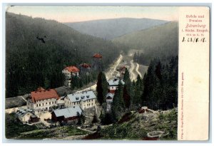 1918 Hotels and Pension Barenburg I Saxon Erzgebirge Germany Posted Postcard