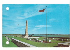 Crysler's Farm Monument, Morrisburg ON, 1962 Postcard, Dawson City Slogan Cancel