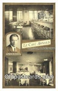 La Cafe Arnold Restaurant, New York City, NYC USA Unused 