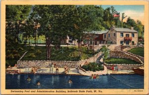 West Virginia Babcock State Park Swimming Pool & Administration Building Curteic