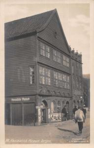 Bergen Norway Hanseatisk Museum Real Photo Antique Postcard J80587