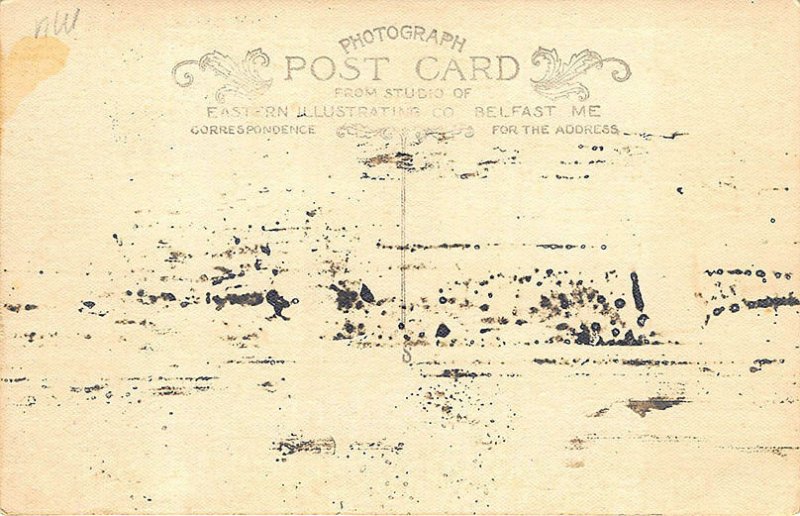 Steep Falls ME Mitchell's Grain Mill & Store Railroad Car RPPC Postcard