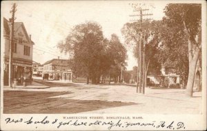 Roslindale MA Washington St.  c1905 Postcard