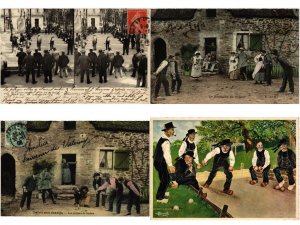 JEU DE BOULES, BOWLING SPORT, SPORTS 19 Vintage Postcards (L6057)