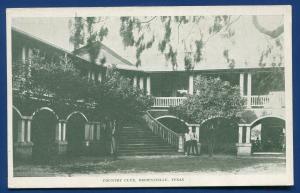 Brownsville Texas tx Country Club postcard