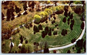 Postcard - Gettysburg National Cemetery - Gettysburg, Pennsylvania