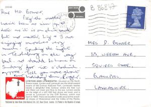 B86847  the harbour lynmouth devon   uk