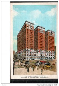 PHILADELPHIA, Pennsylvania, 1900-1910's; The Benjamin Franklin Hotel, Chestnu...