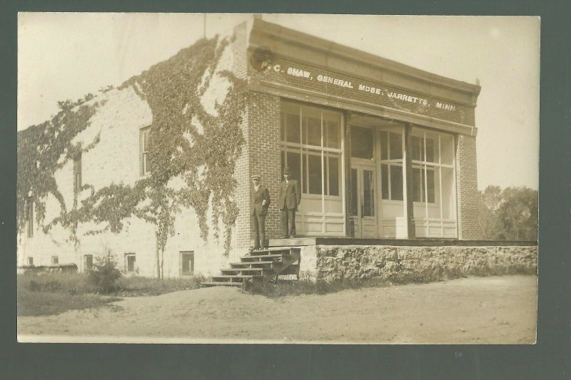 Jarrett MINNESOTA RP c1910 GENERAL STORE nr Zumbro Falls GHOST TOWN Jarretts