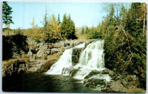 M-98324 Upper Gooseberry Falls on the North Shore Drive Lake Superior MN