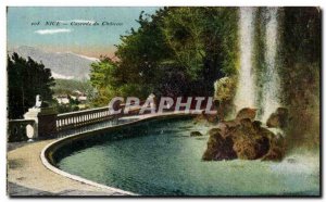 Postcard Old Nice Cascade Du Chateau