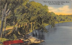 View along the Beautiful Indian River Cocoa Rockledge, Florida