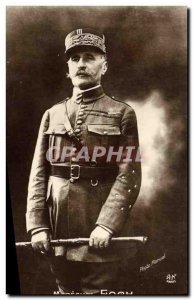 Postcard Old Army Marechal Foch