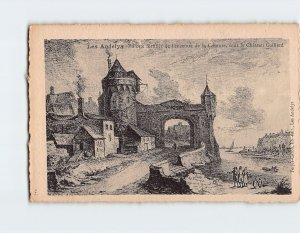 Postcard Porte fortifiée de l'enceinte de la Couture Les Andelys France