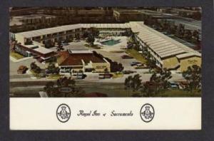 CA Royal Inn SACRAMENTO CALIFORNIA CALIF Postcard PC