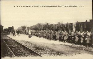 Le Valdahon Doubs Le Camp France WWI c1915 Postcard #2 RR TRAIN