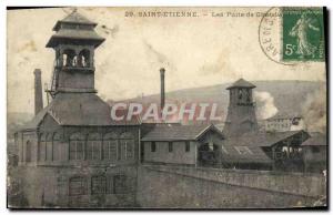 Postcard Old Mine Mines Saint Etienne Wells