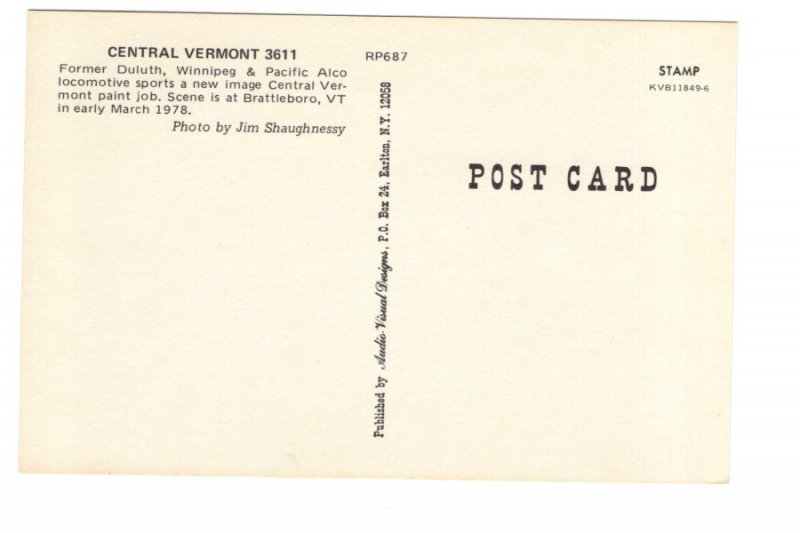 Railway Train, Brattleboro, Central Vermont, Winter