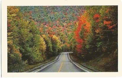 Postcard Chuck Theodore Kancamus Highway White Mountains New Hampshire 1980&#...