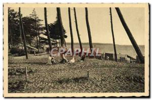 Postcard Old Saint Brevin Les Pins In The Pines Apres Le Bain