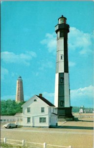 Lighthouses Cape Henry Lighthouses Old & New Virginia Beach Virginia