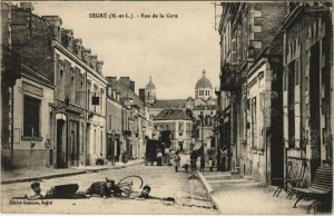 CPA SEGRE Rue de la Gare (127352)