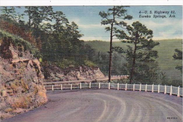 Arkansas Eureka Springs U S Highway 62 Curteich