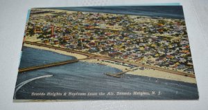 Seaside Heights & Bayfront from the Air Seaside Heights NJ Postcard Tichnor Bros