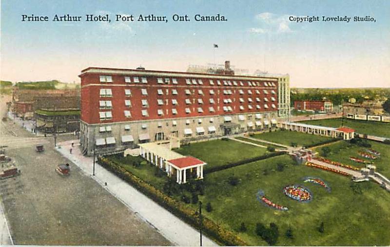 Prince Arthur Hotel Port Arthur Ontario ON Divided Back PC